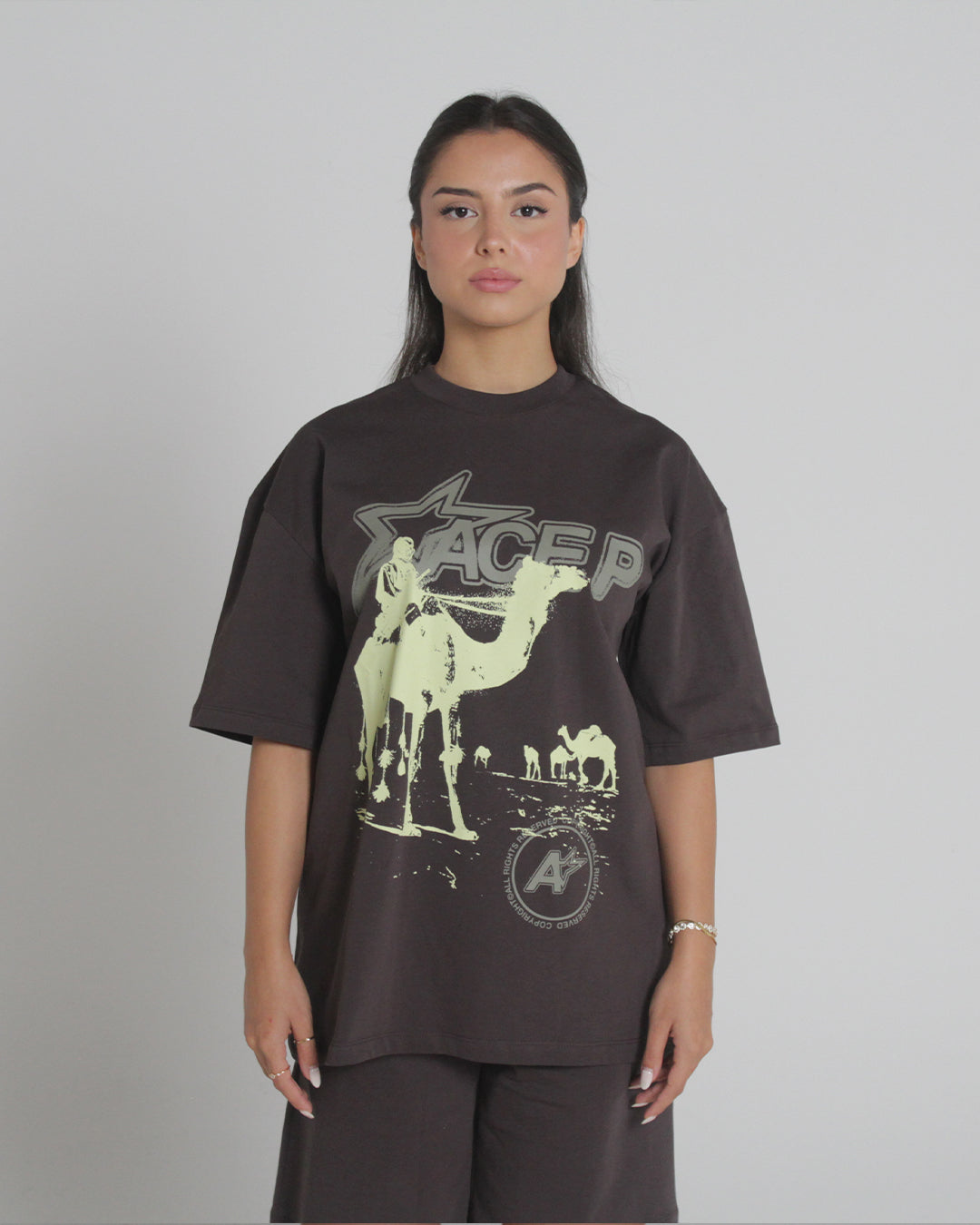 Camel Threshold Tee Brown