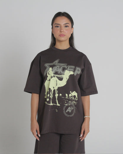 Camel Threshold Tee Brown
